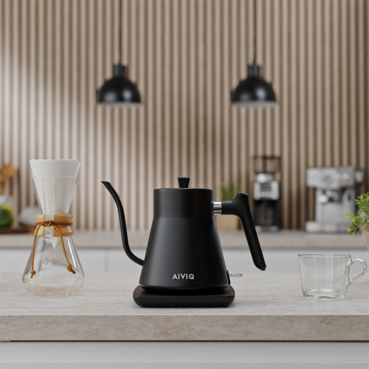 Ein ruhiger Strahl, für Kaffee und Tee.