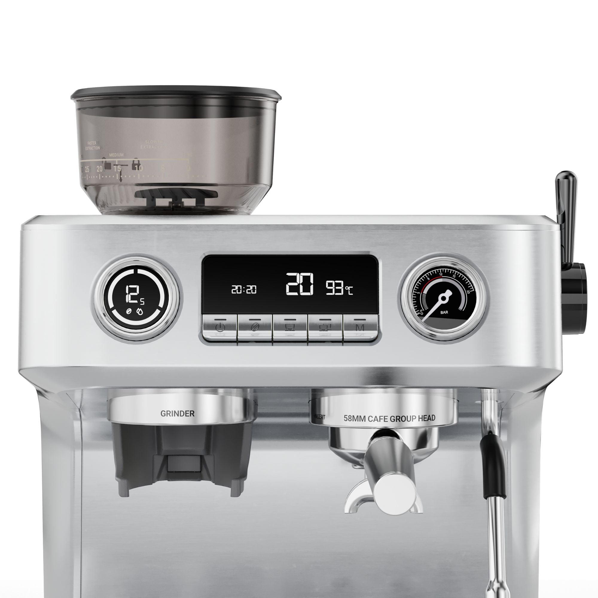 Aspire Advanced - Espressomaschine mit Kaffeemühle