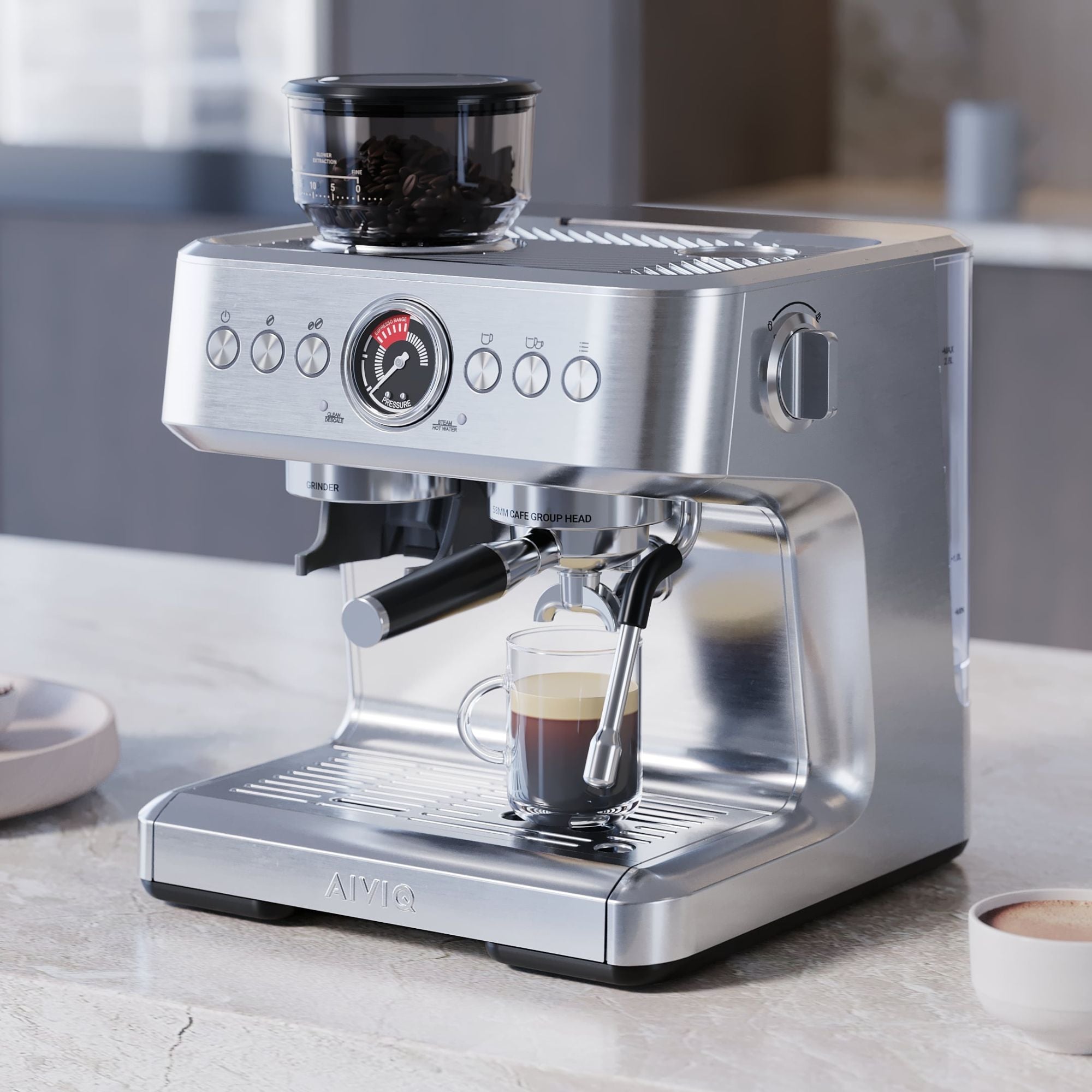 Aspire Brew - Espressomaschine mit Kaffeemühle