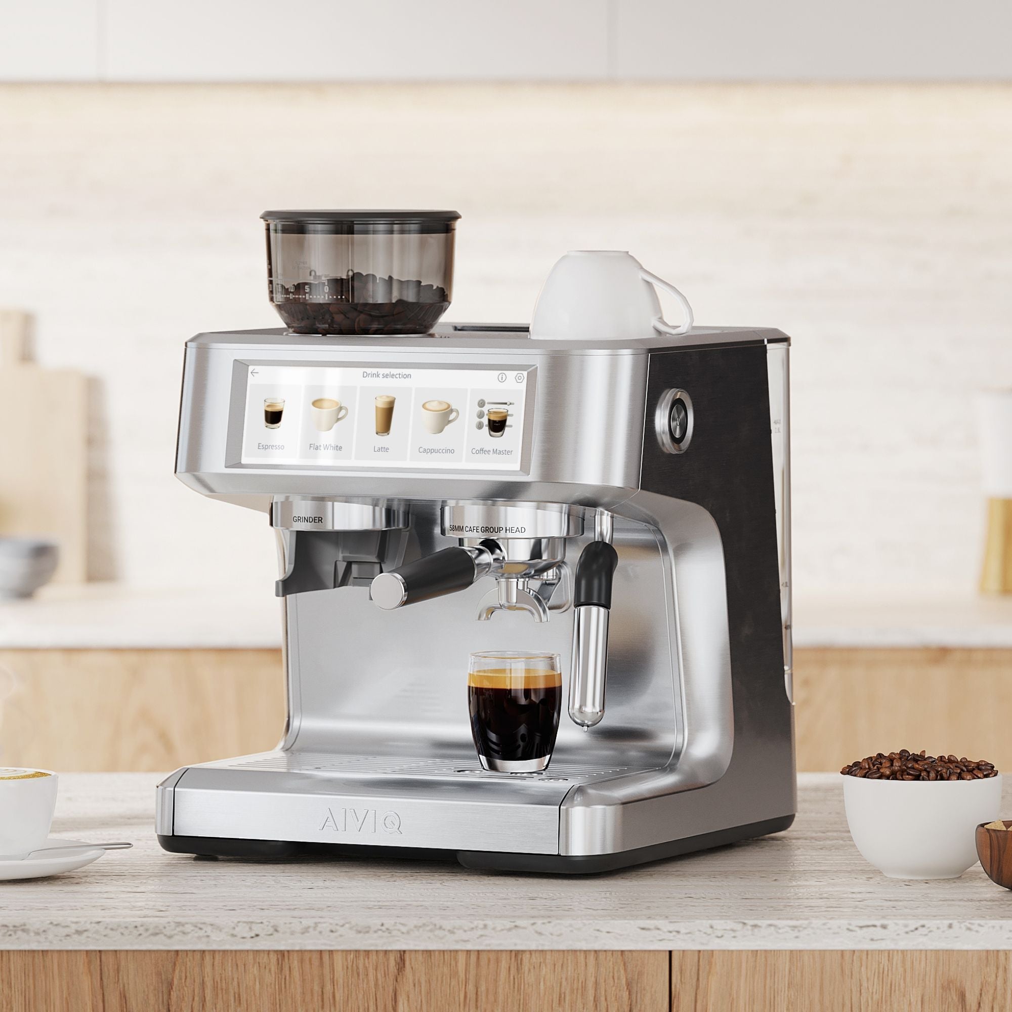 Aspire Expert - Espressomaschine mit Kaffeemühle