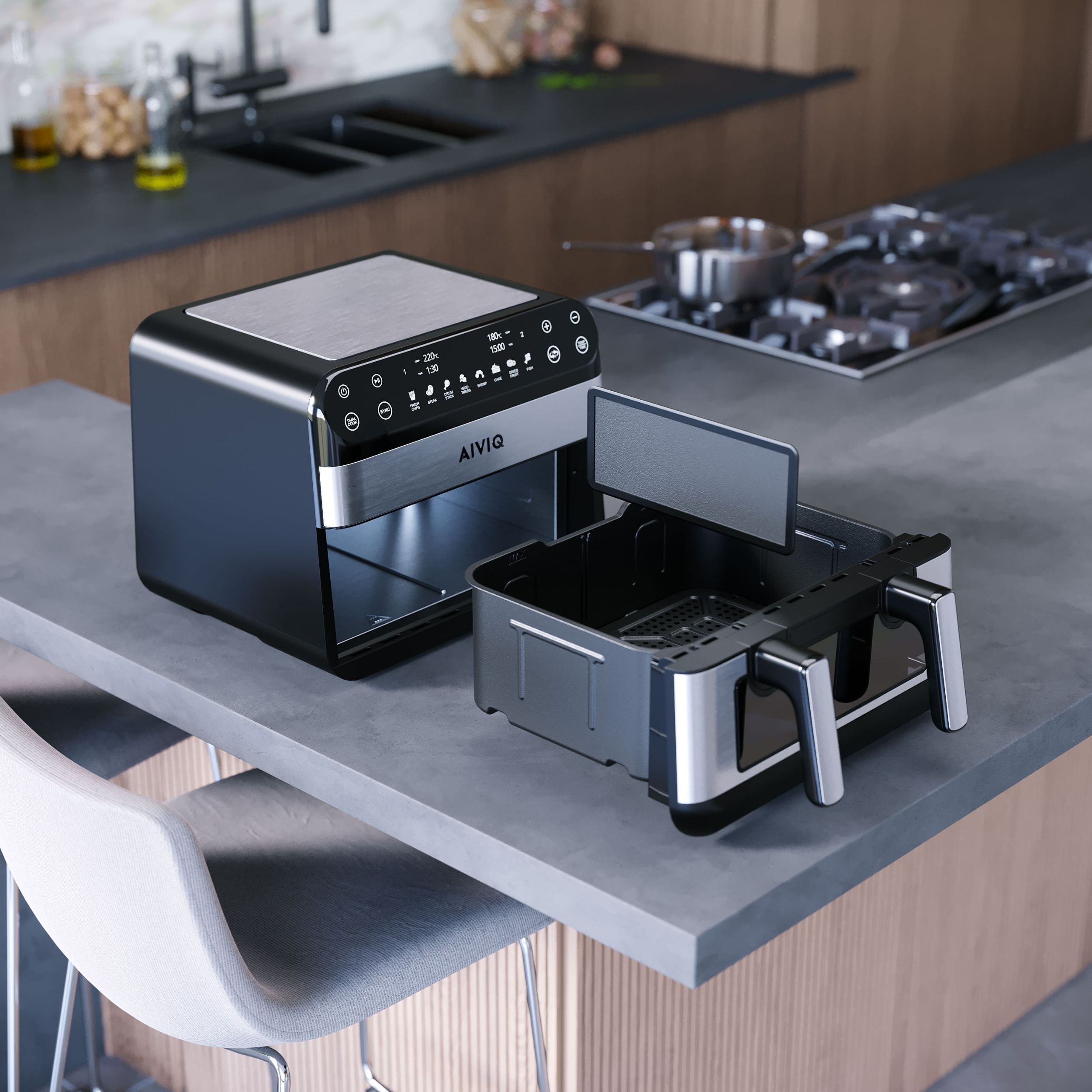 Premio Dual Airfryer 10L