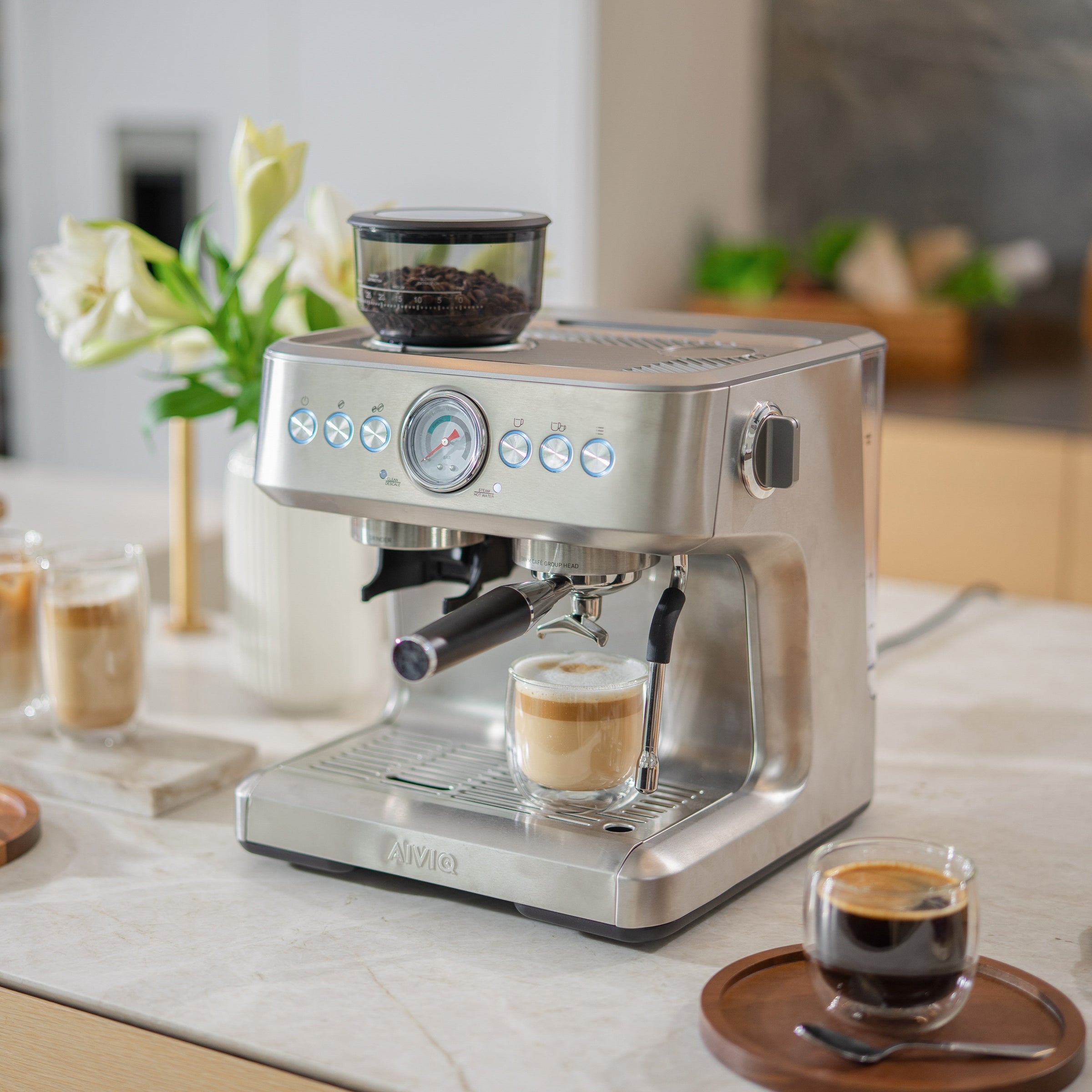Aspire Core - Espressomaschine mit Kaffeemühle