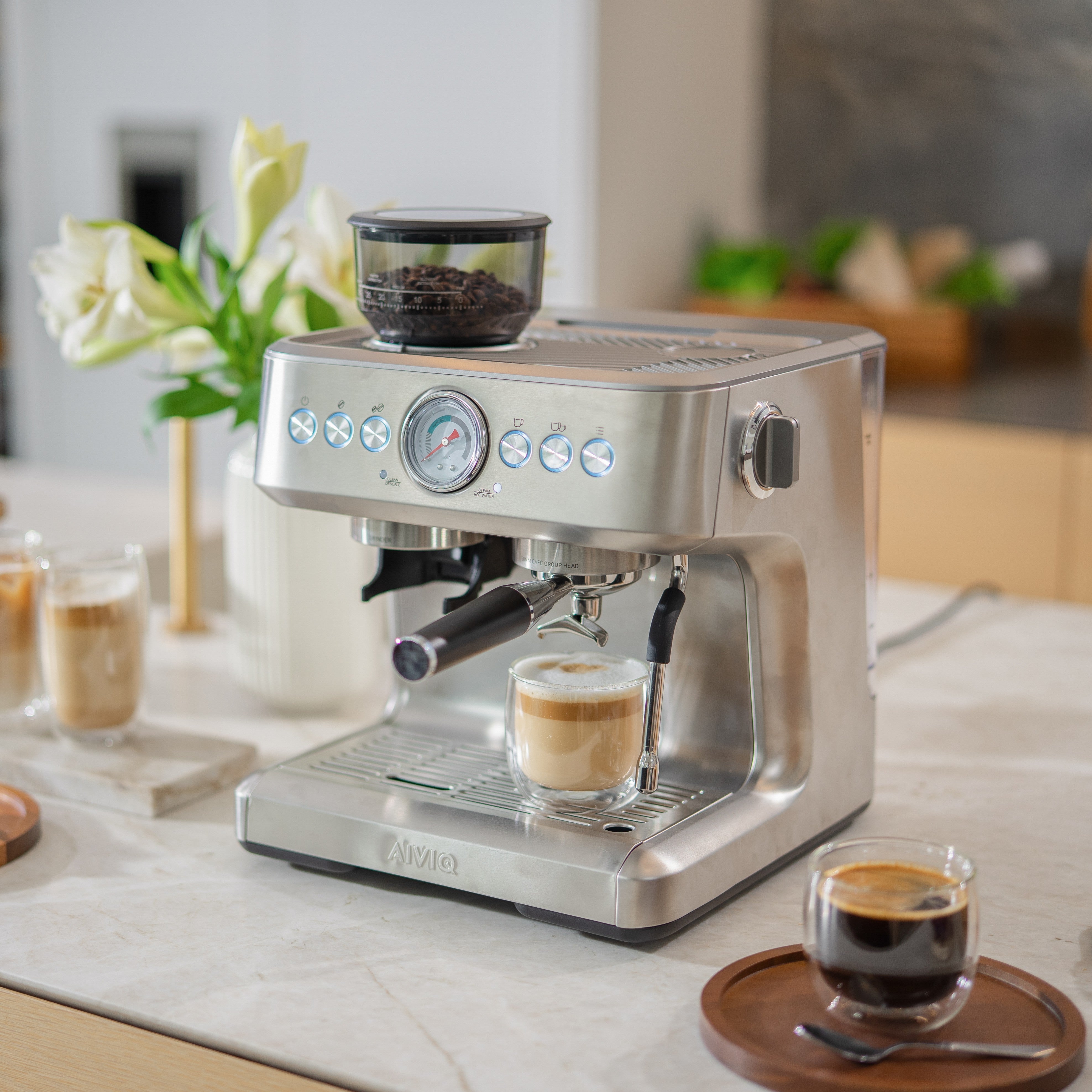 Aspire Core - Espressomaschine mit Kaffeemühle