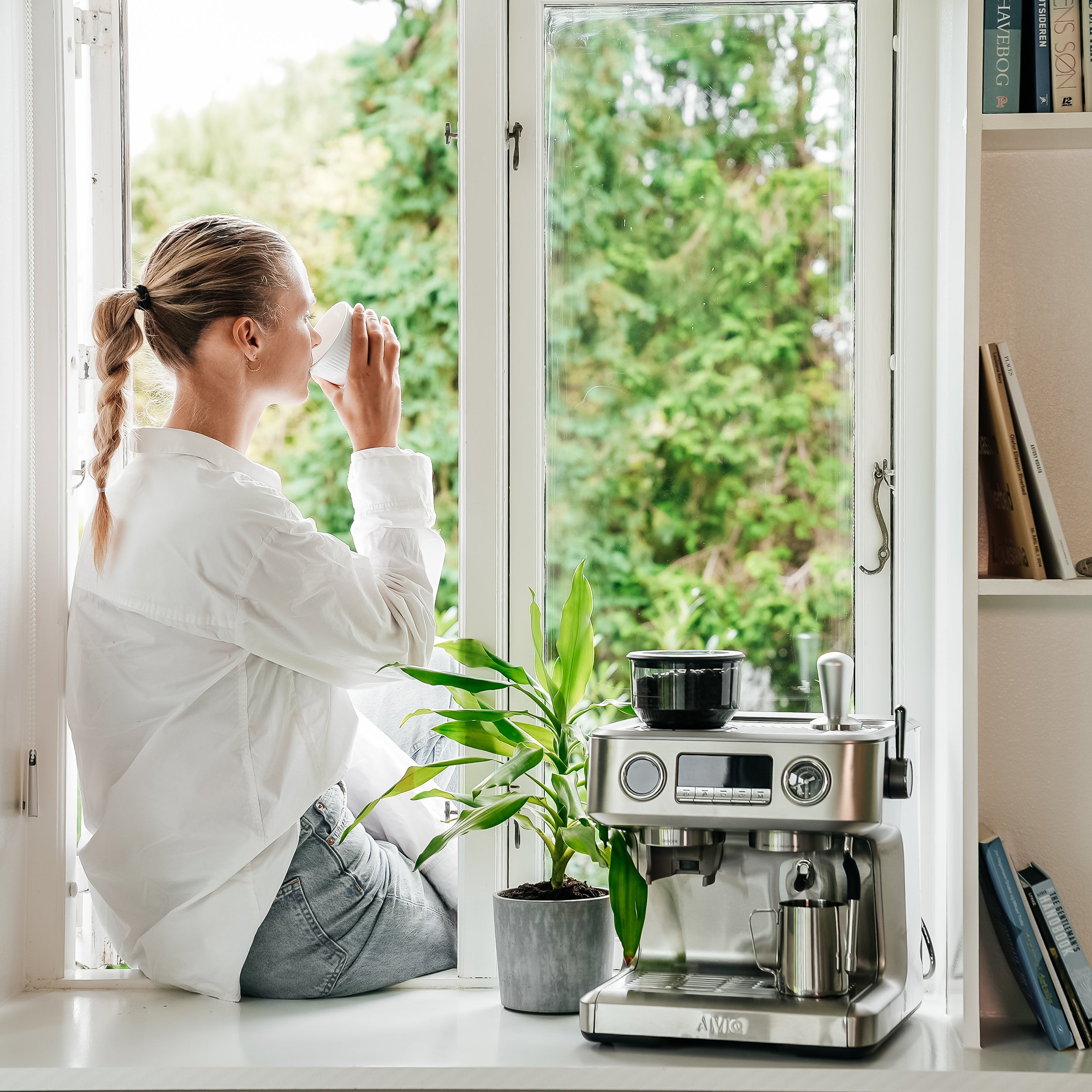 Aspire Advanced - Espressomaschine mit Kaffeemühle