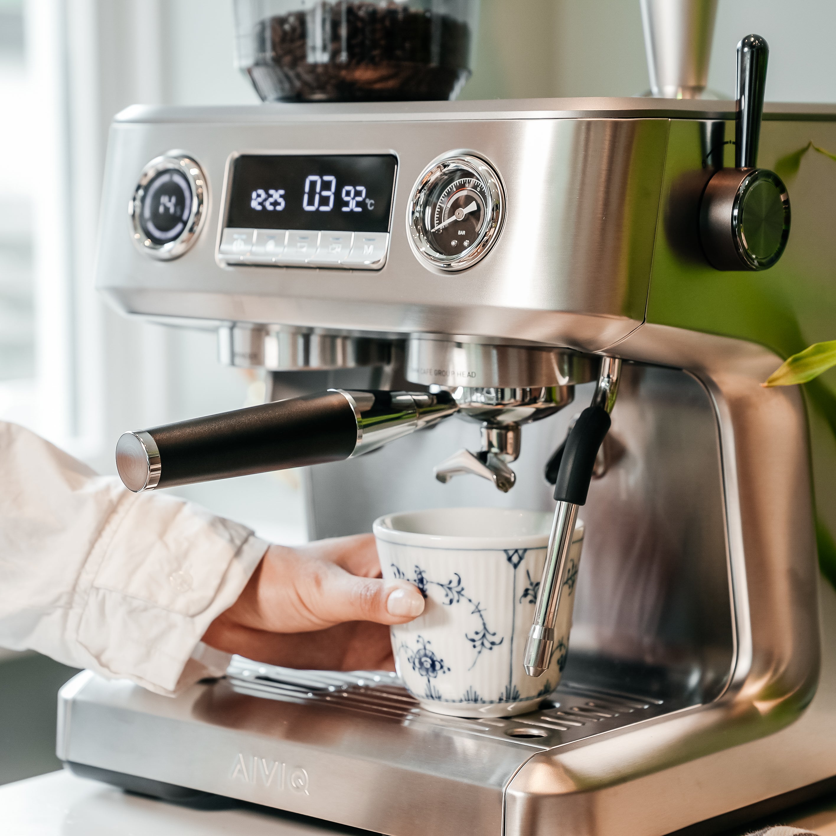 Aspire Advanced - Espressomaschine mit Kaffeemühle