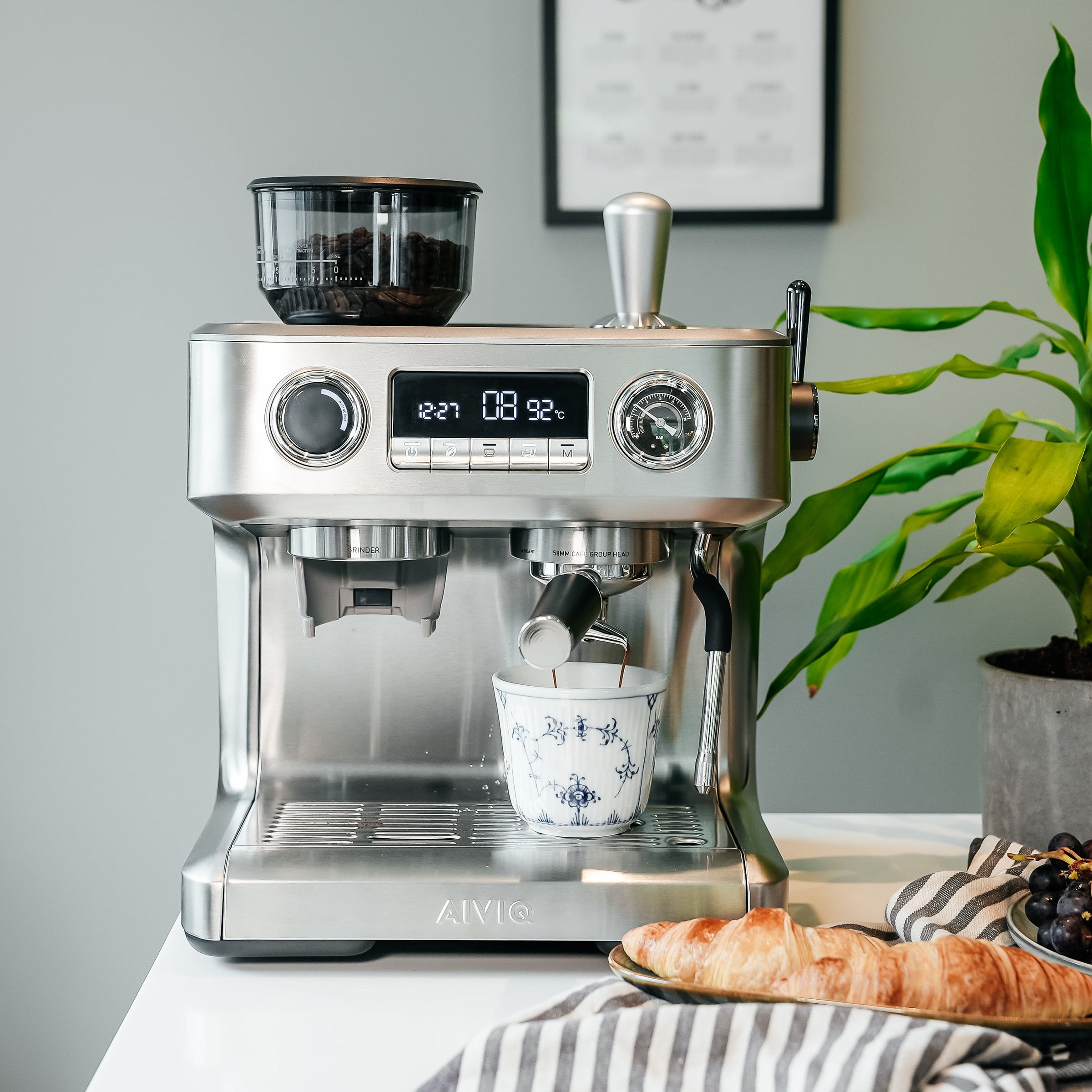 Aspire Advanced - Espressomaschine mit Kaffeemühle