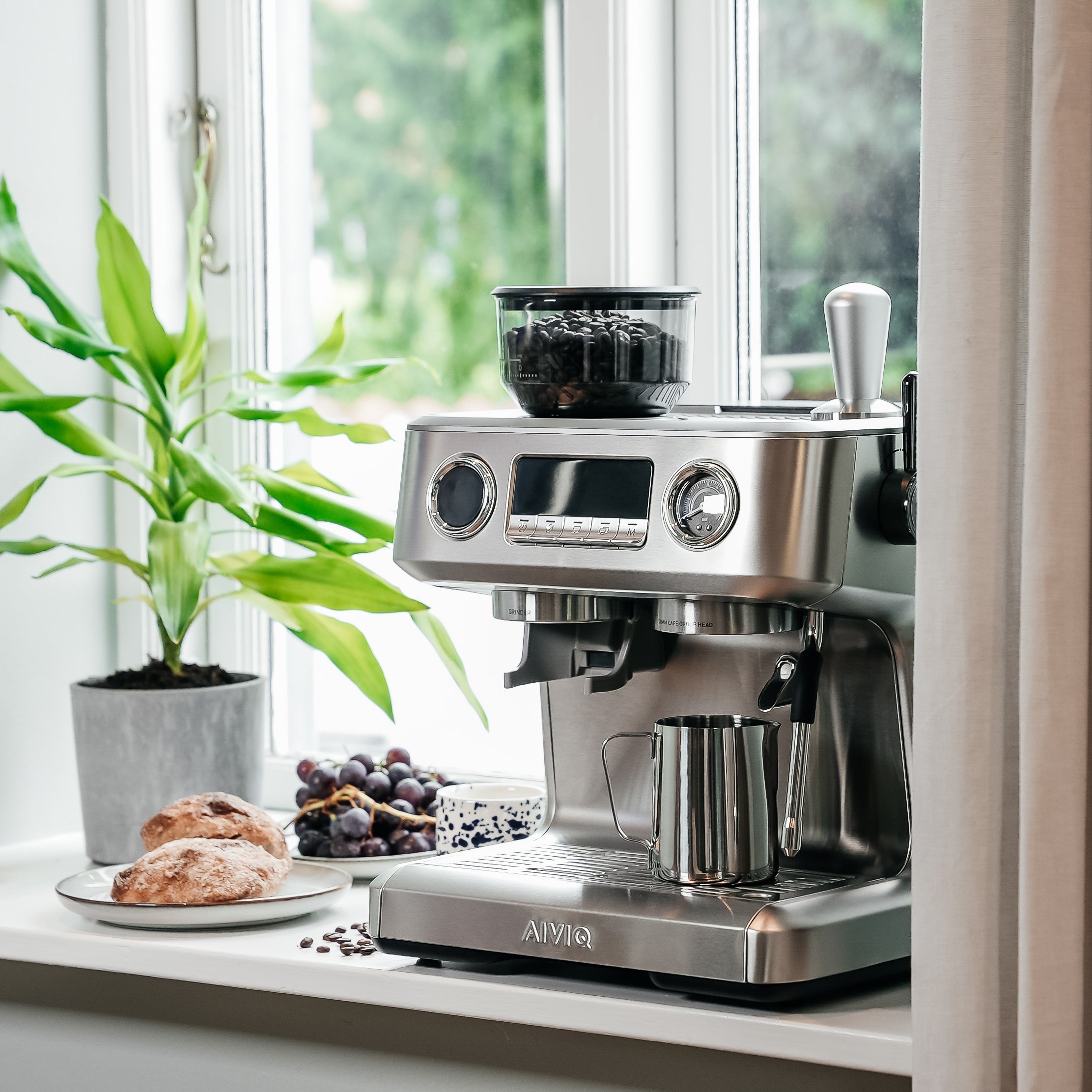 Aspire Advanced - Espressomaschine mit Kaffeemühle