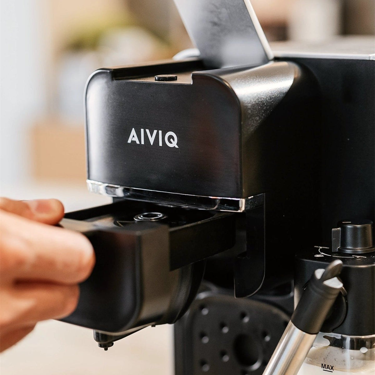 MultiBrew Pro: im Einsatz: der Adapter wird eingesetzt