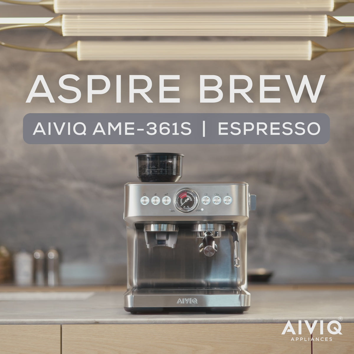 Aspire Brew - Espressomaschine mit Kaffeemühle