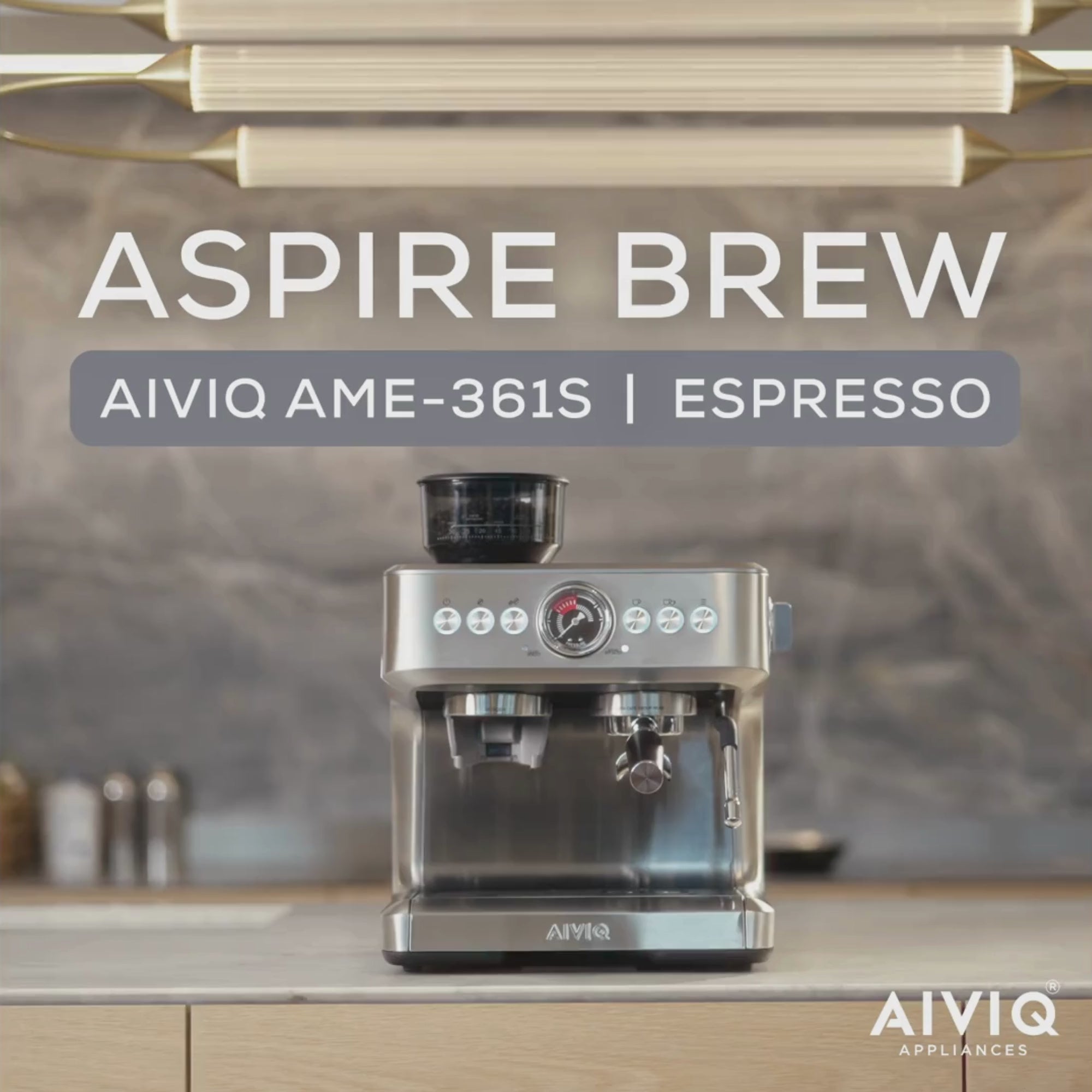 Aspire Brew - Espressomaschine mit Kaffeemühle