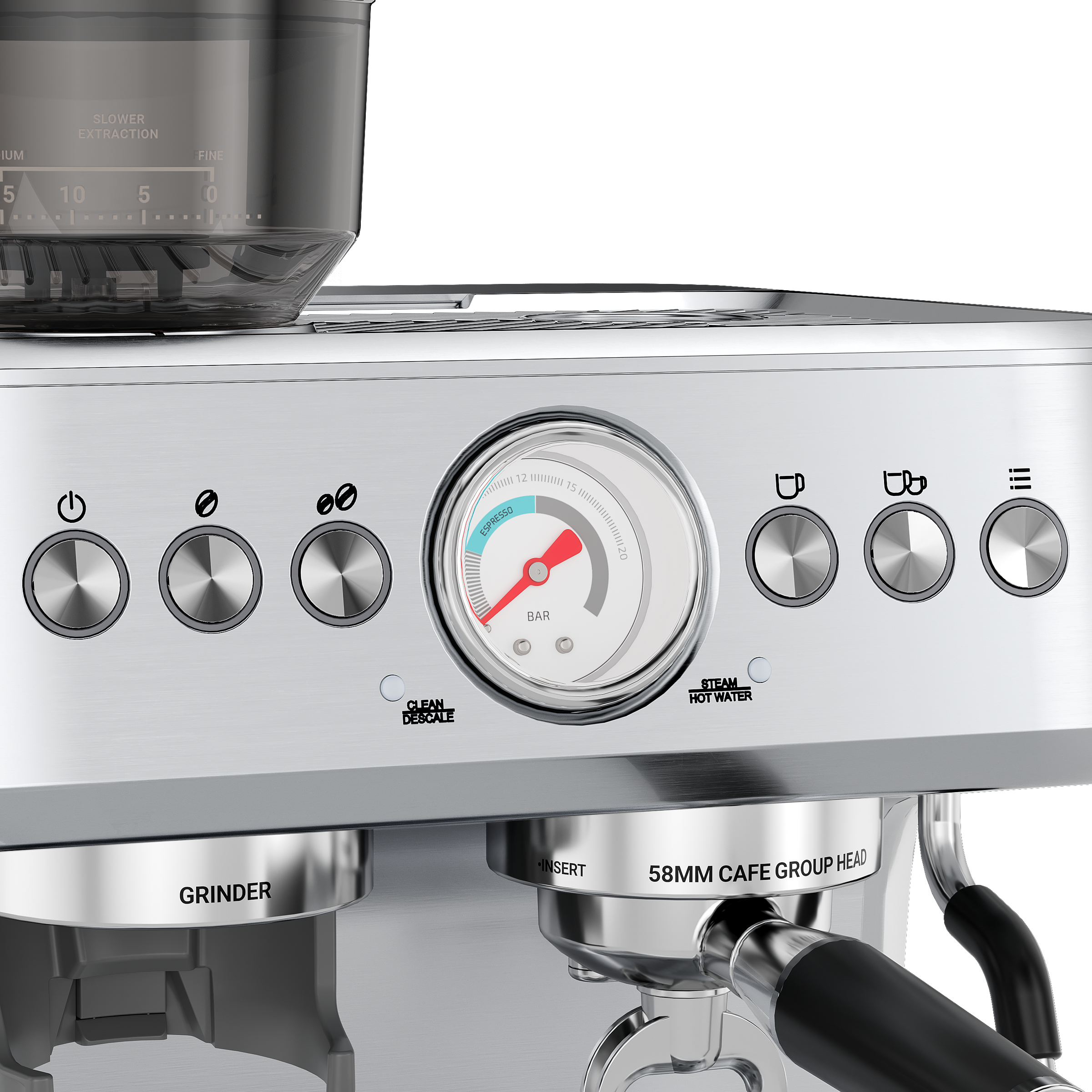 Aspire Core - Espressomaschine mit Kaffeemühle