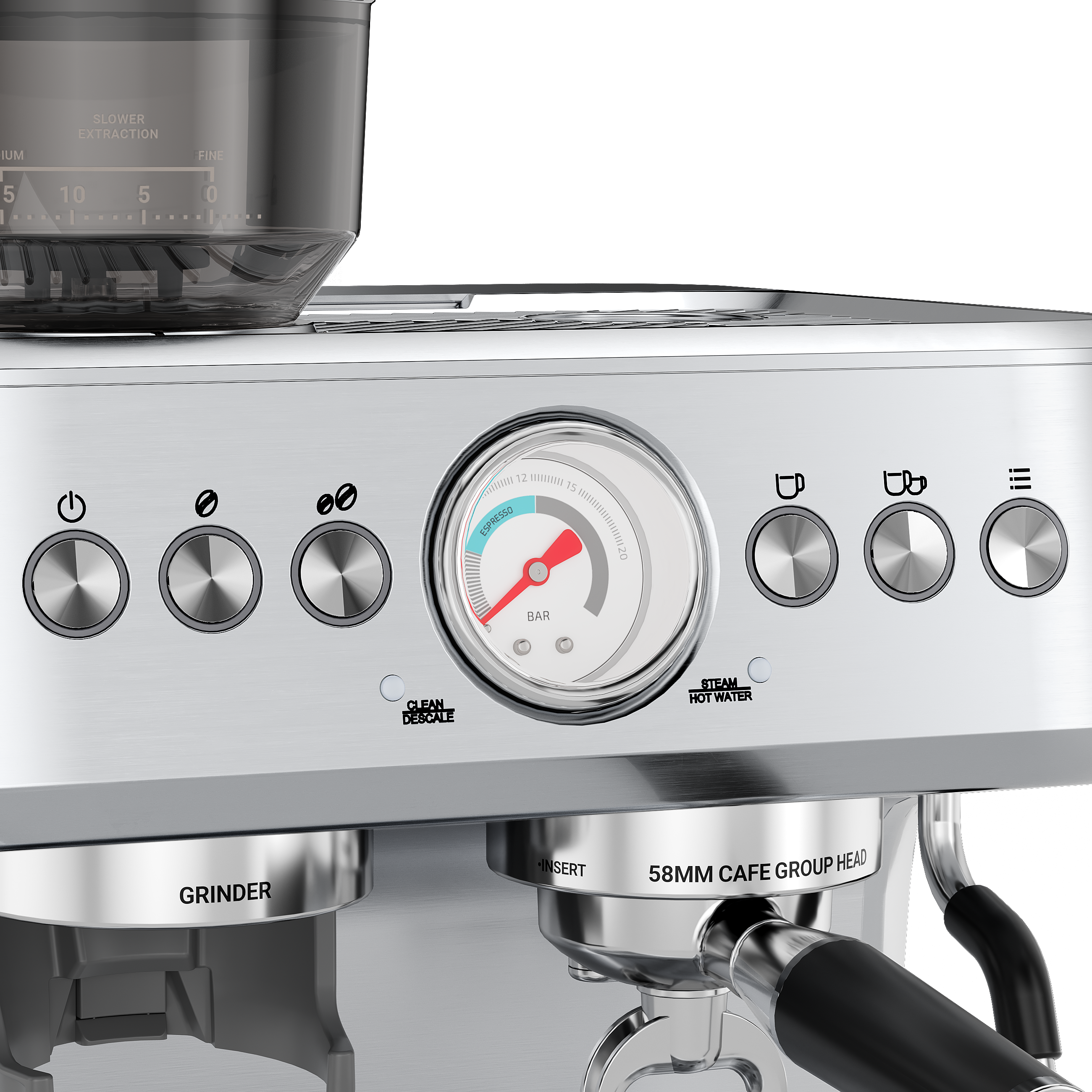 Aspire Core - Espressomaschine mit Kaffeemühle